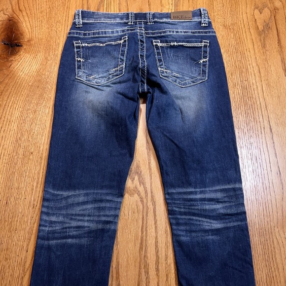 Buckle BKE Payton Jeans Womens 28X31 Blue Denim‎ Faded Straight Leg (Tag 26R) - Picture 9 of 10